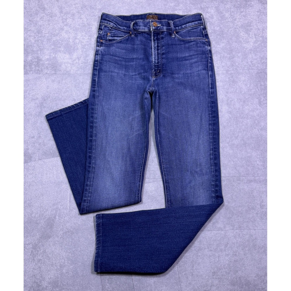 Mother Jeans Womens 27x29 The Dazzler Skimp Skunk At The Tea Party Made in USA
